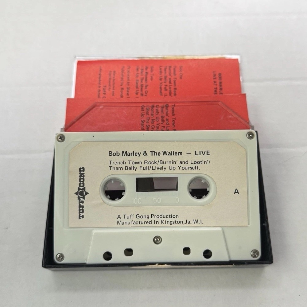 Bob Marley & The Wailers Lyceum Live Cassette Tape Tuff Gong Ziggys Printery 75' - Picture 8 of 8